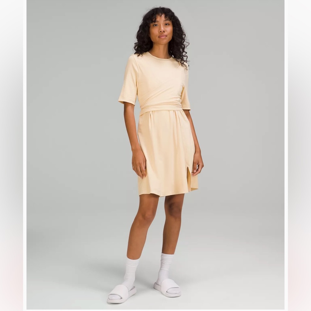 Lululemon Wrap Front T-Shirt Dress